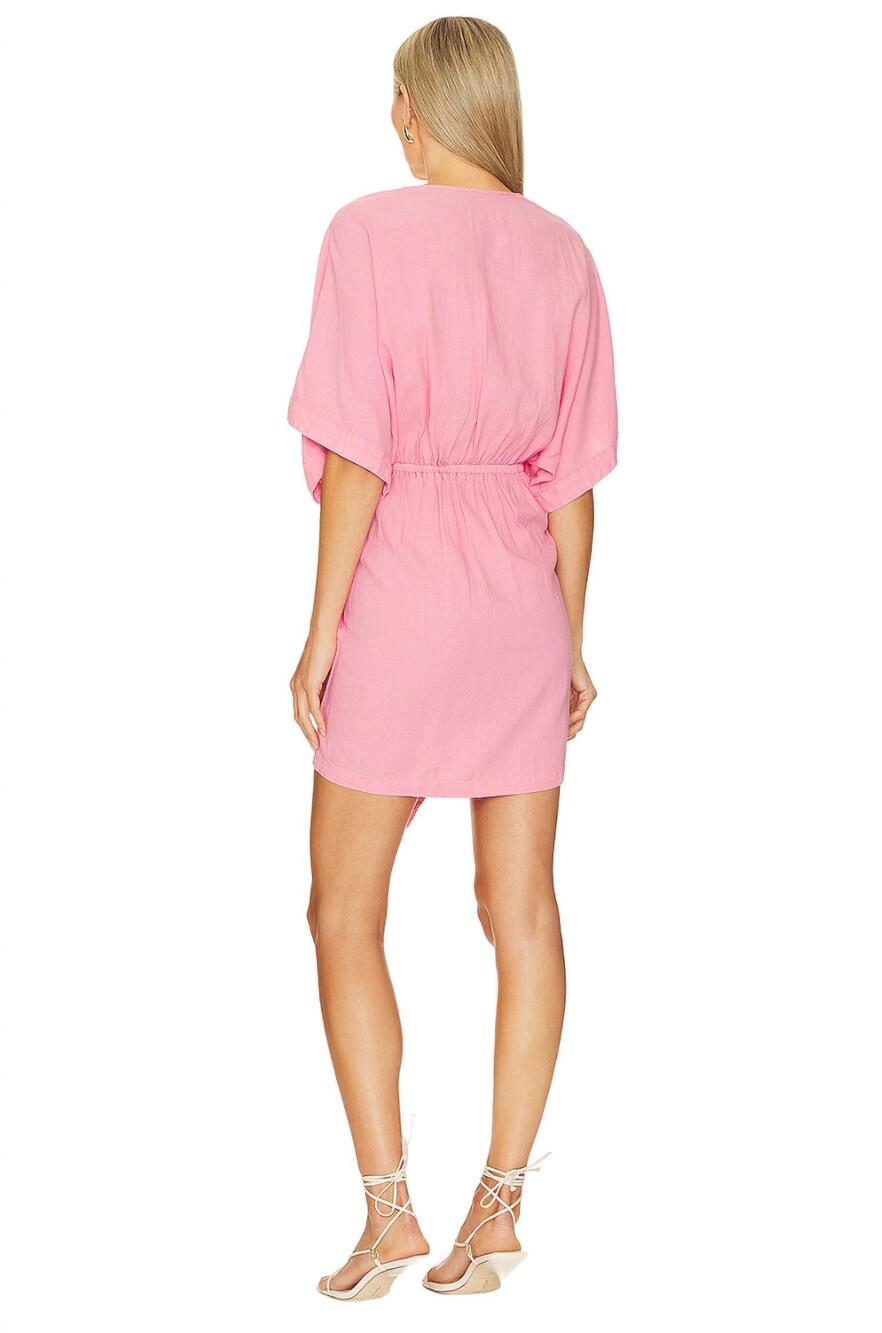 NEW YOUNG FABULOUS & BROKE willa wrap dress in flamenco - Picture 3 of 3